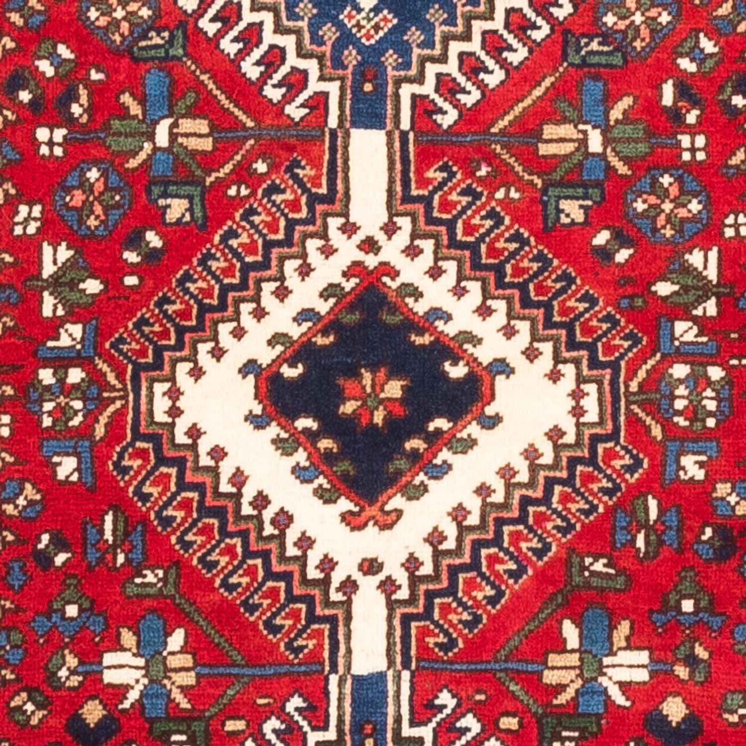 Tapis persan - Nomadic - 128 x 74 cm - rouge