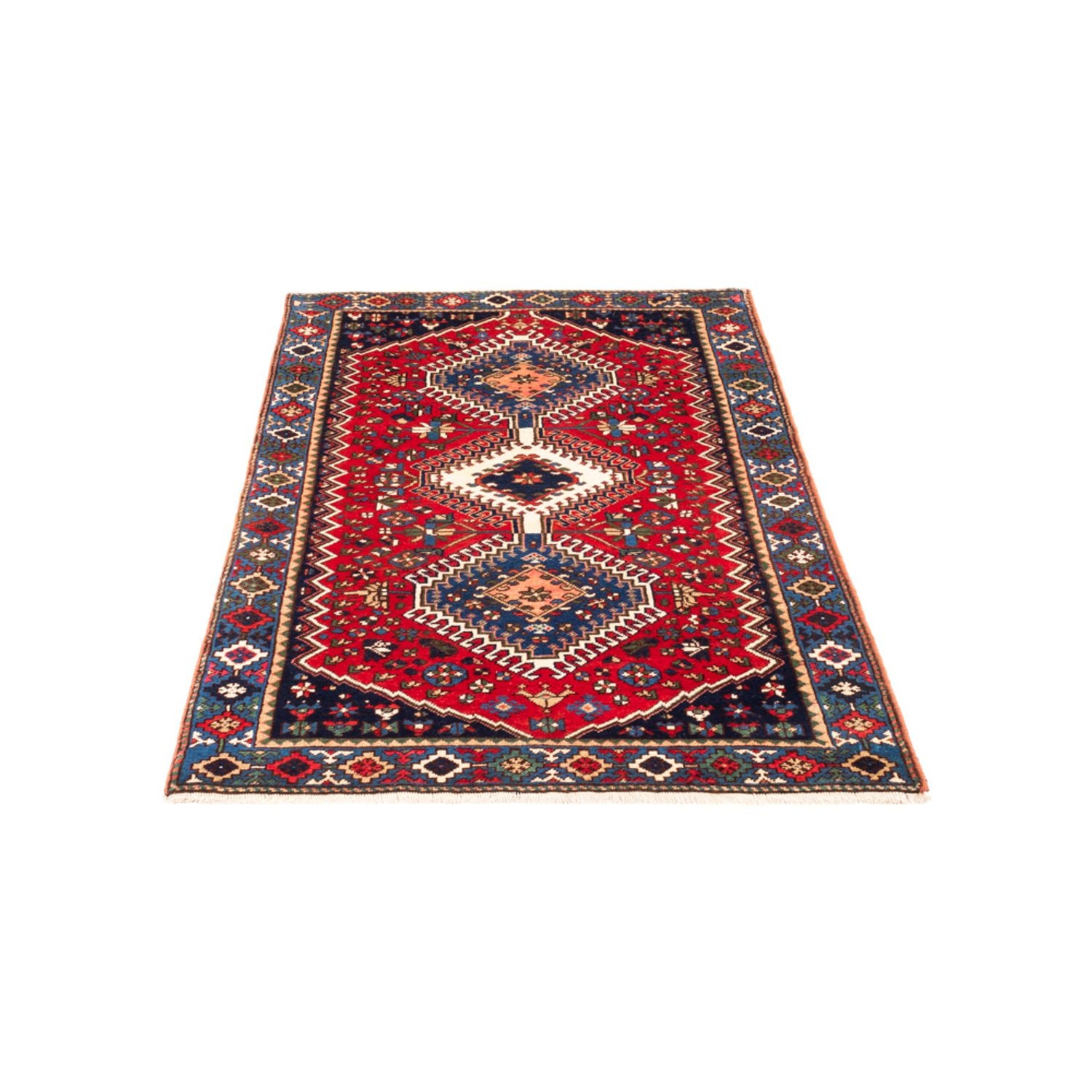 Tapis persan - Nomadic - 128 x 74 cm - rouge