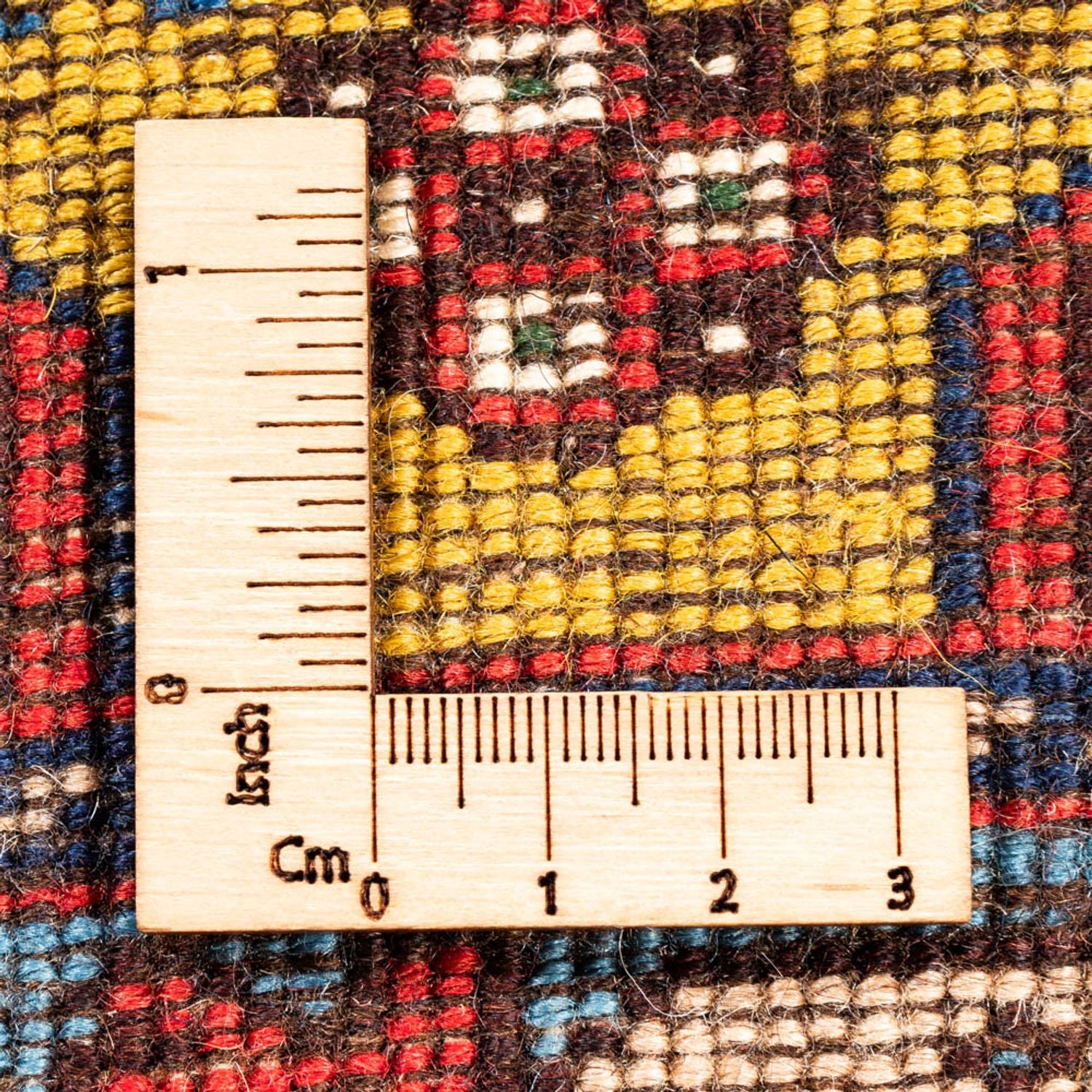 Tapis persan - Nomadic - 127 x 80 cm - jaune