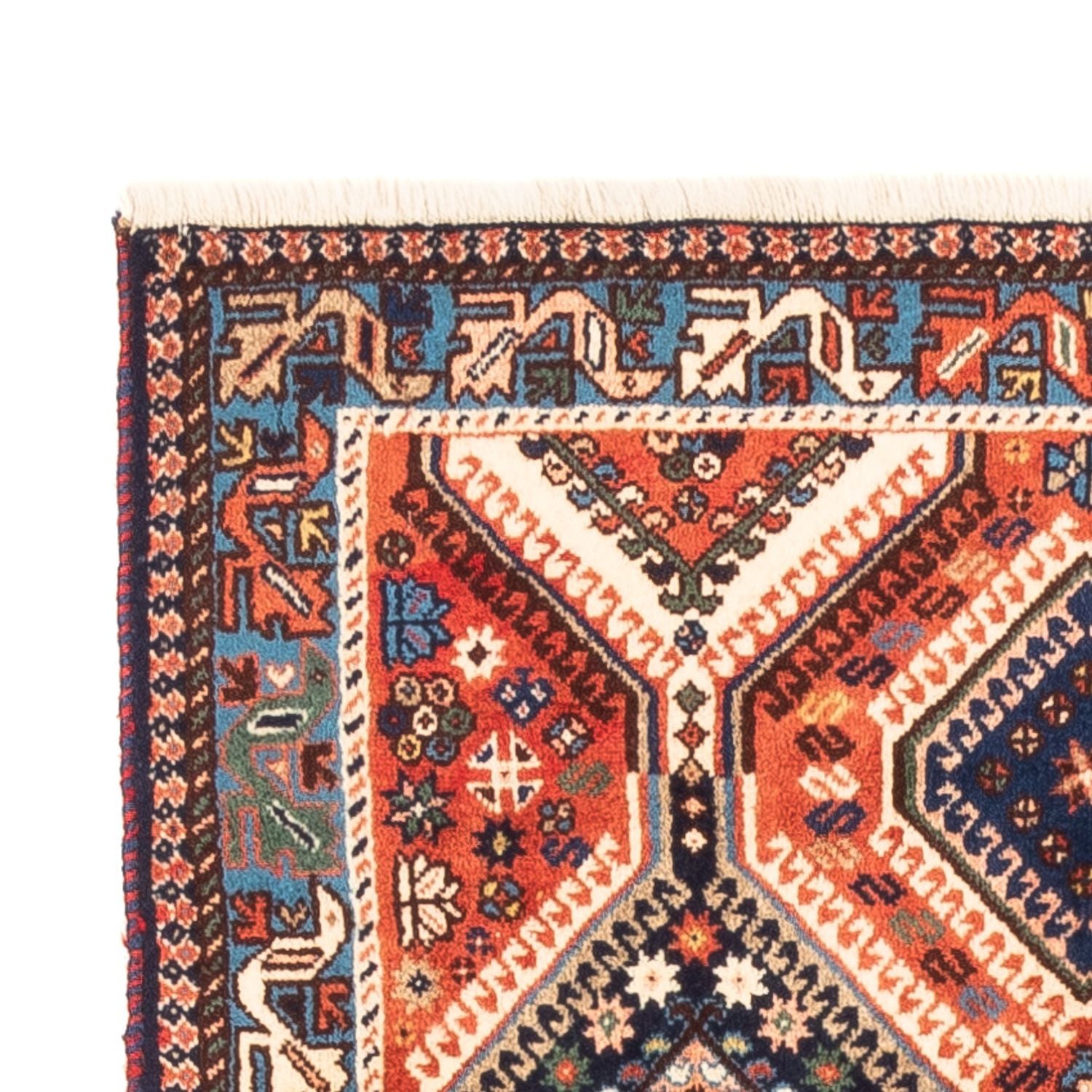 Tapis persan - Nomadic - 128 x 77 cm - rouge