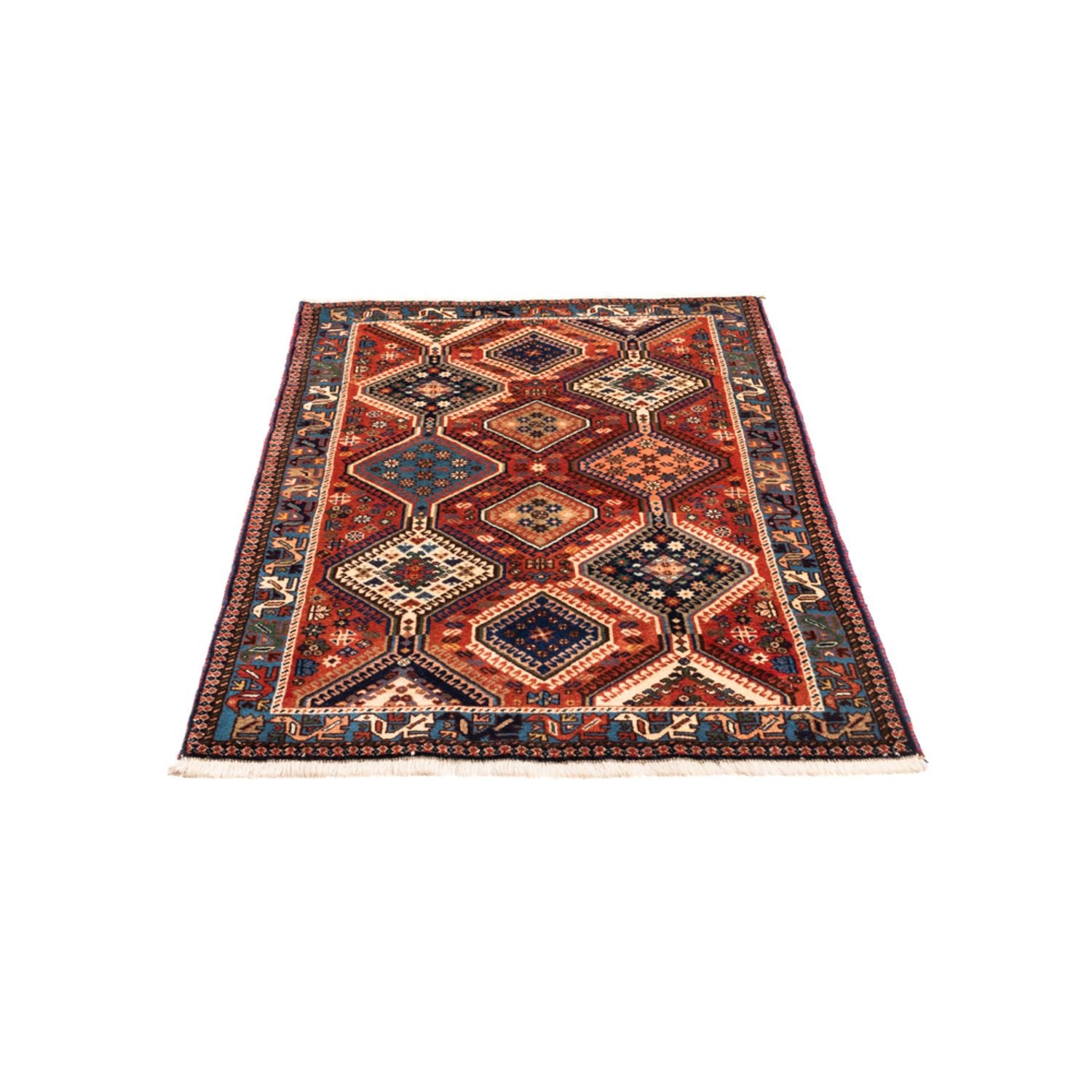 Tapis persan - Nomadic - 128 x 77 cm - rouge