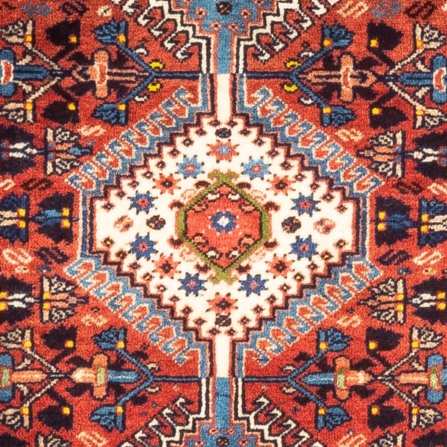 Tapis persan - Nomadic - 125 x 81 cm - rouge