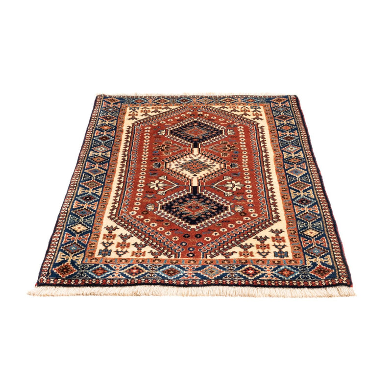 Tapis persan - Nomadic - 131 x 82 cm - rouge