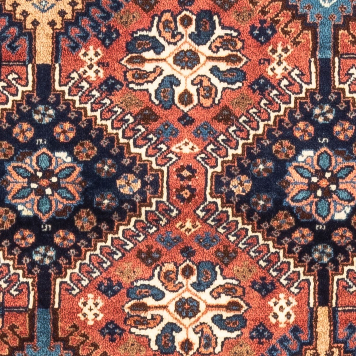 Tapis persan - Nomadic - 130 x 82 cm - rouge