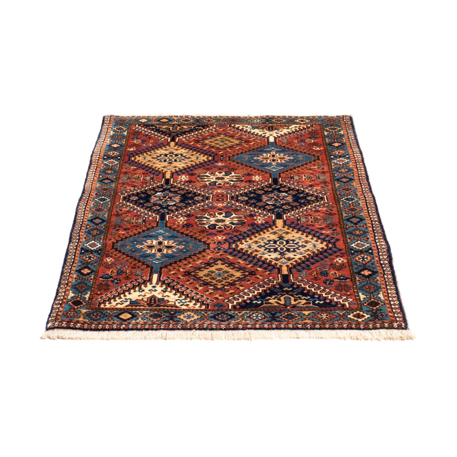 Tapis persan - Nomadic - 130 x 82 cm - rouge