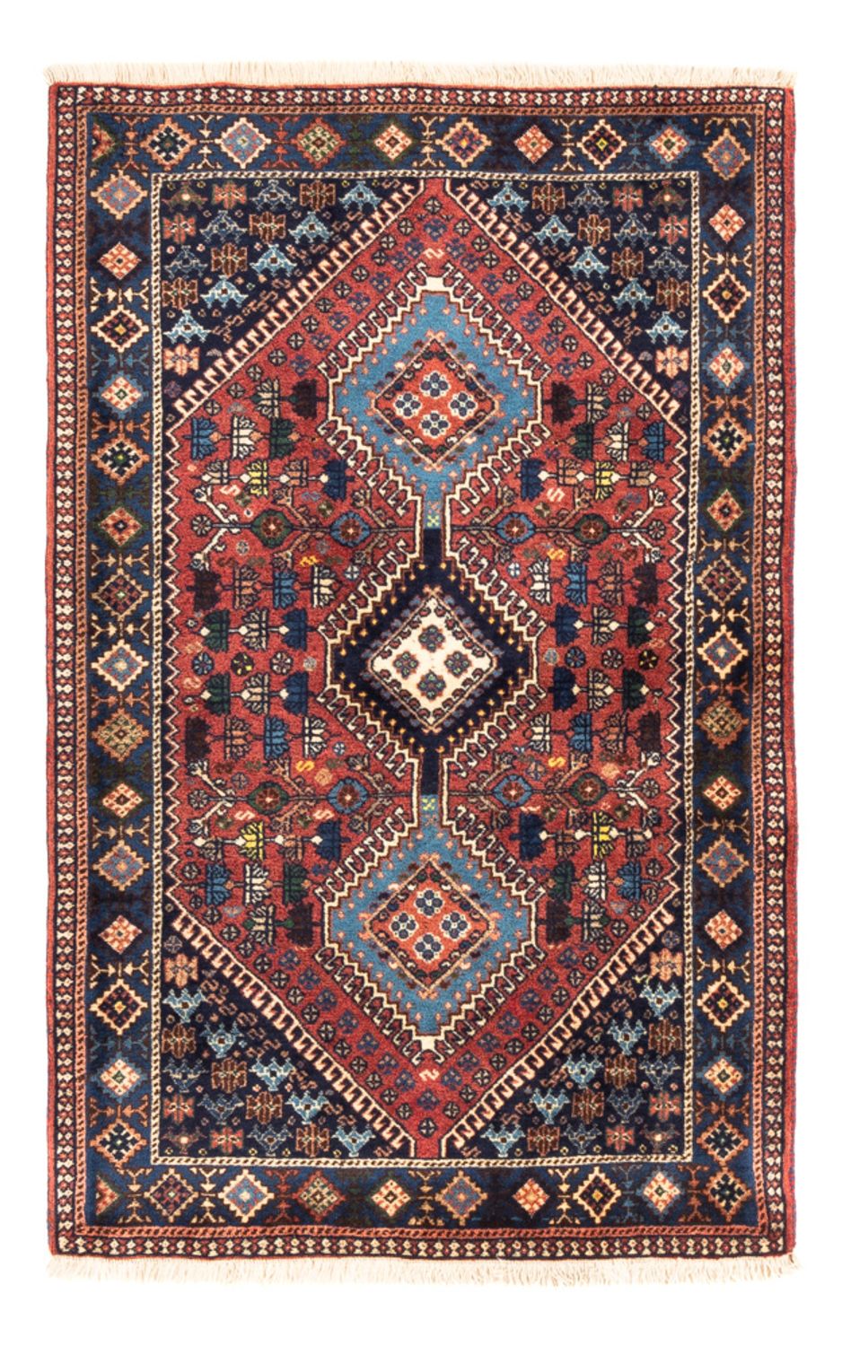 Tapis persan - Nomadic - 130 x 82 cm - rouge