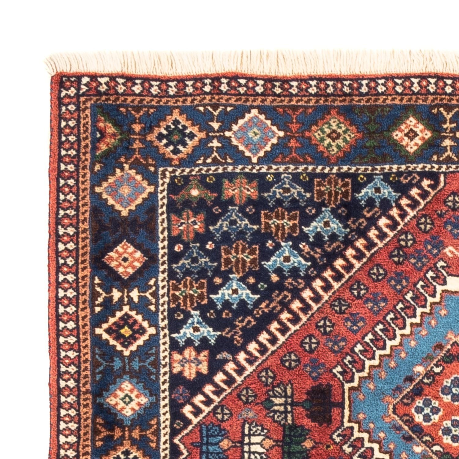 Tapis persan - Nomadic - 130 x 82 cm - rouge