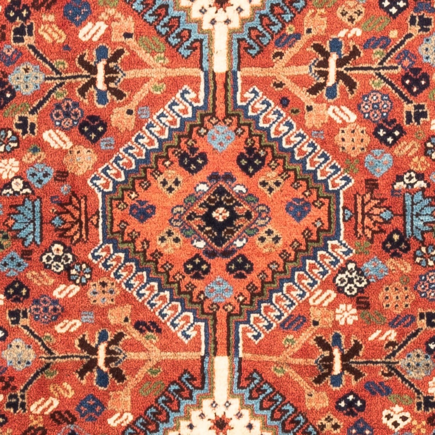 Tapis persan - Nomadic - 130 x 82 cm - rouge