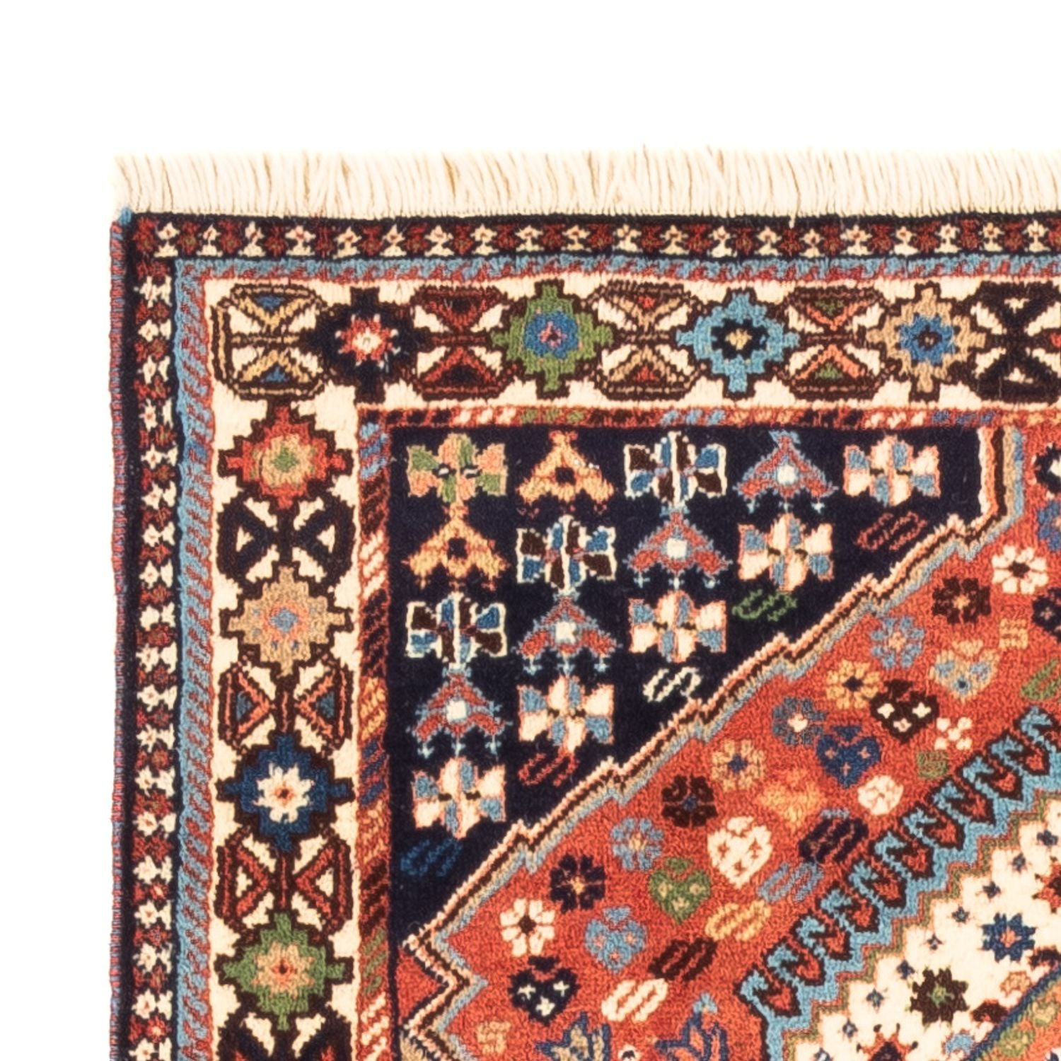 Tapis persan - Nomadic - 130 x 82 cm - rouge