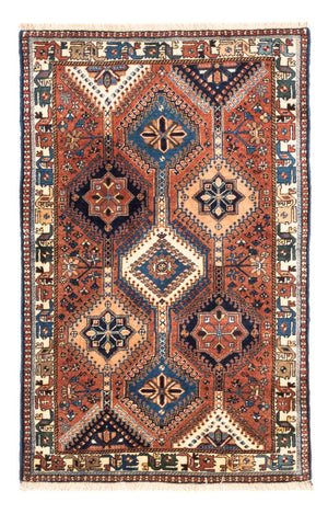 Perserteppich - Nomadic - 128 x 81 cm - rot
