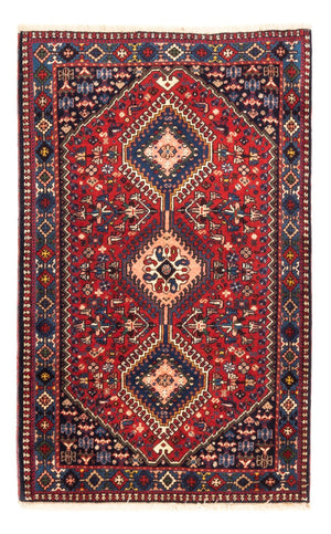 Perserteppich - Nomadic - 122 x 80 cm - rot