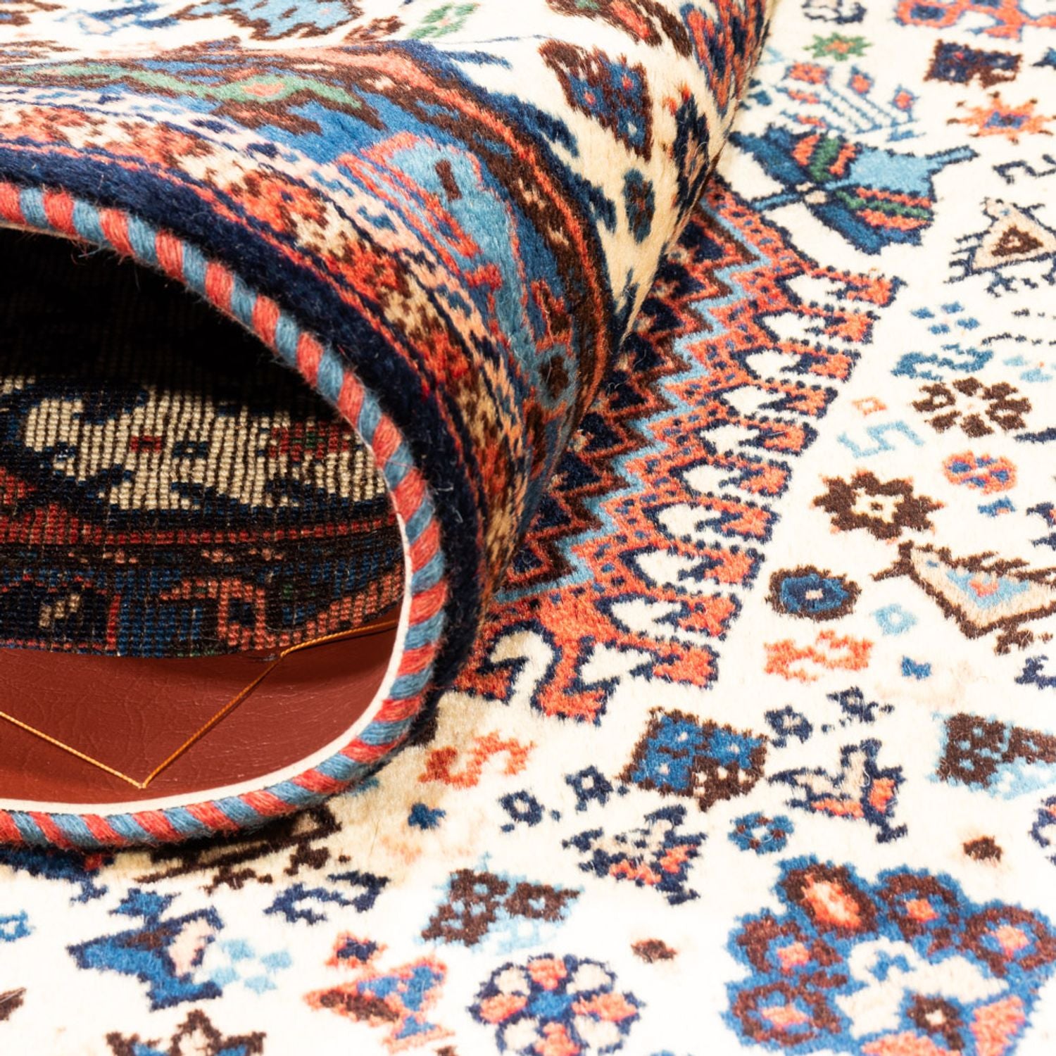 Tapis persan - Nomadic - 128 x 83 cm - crème