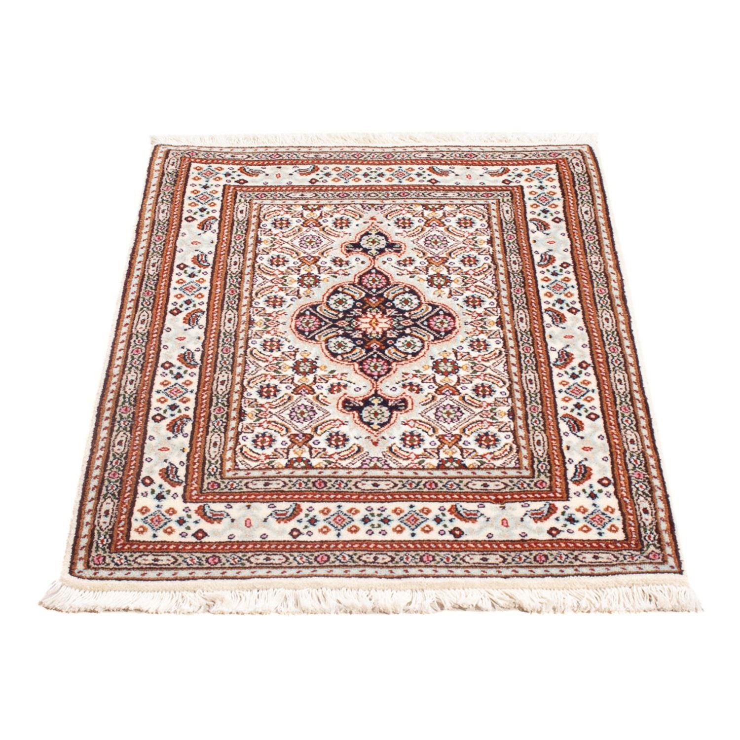 Tapis persan - Classique - Royal - 90 x 60 cm - rouge clair