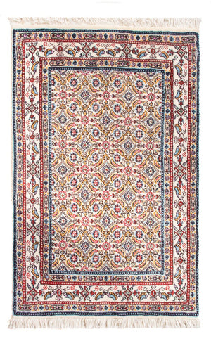 Tapis persan - Classique - Royal - 90 x 60 cm - marron clair