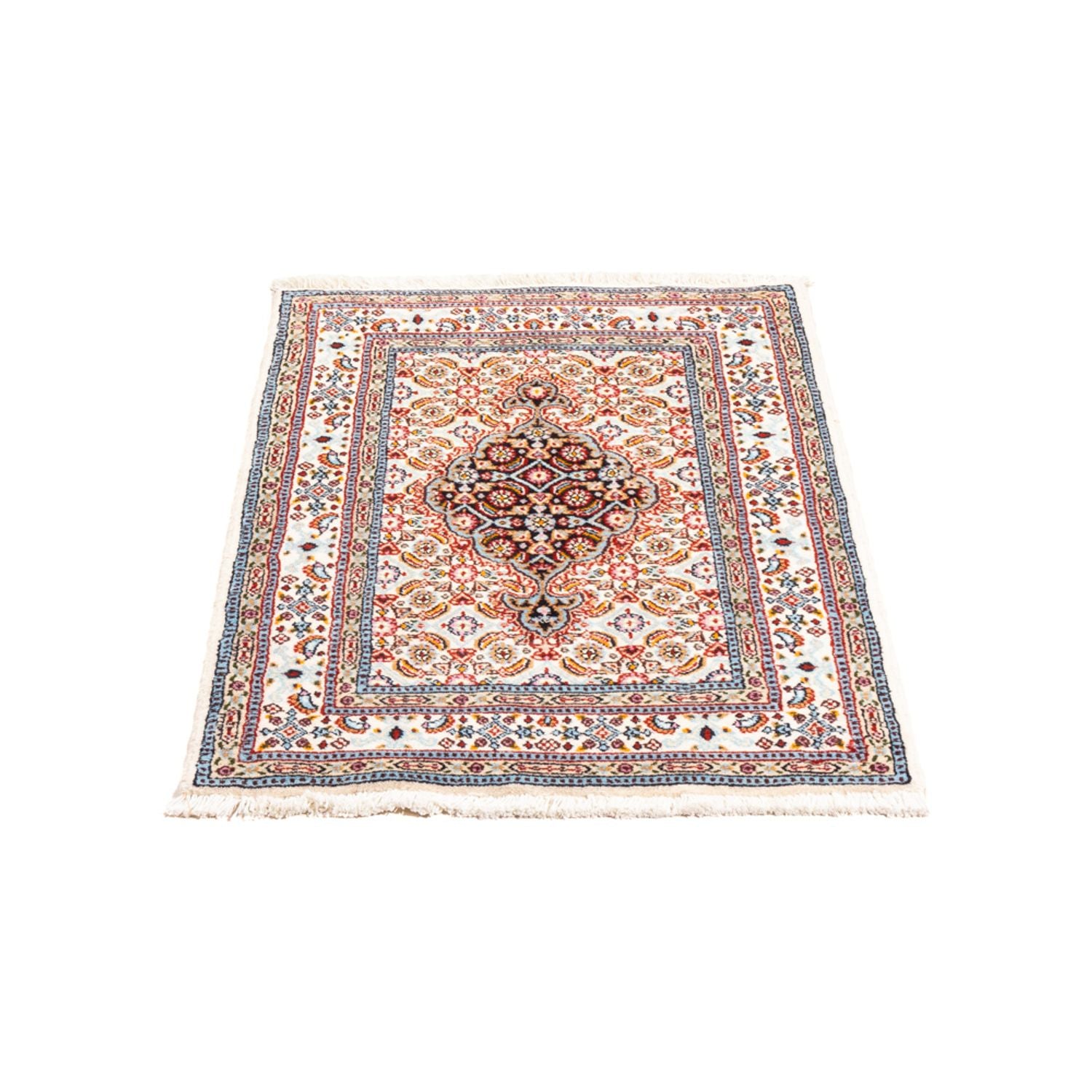 Tapis persan - Classique - Royal - 90 x 60 cm - rouge foncé