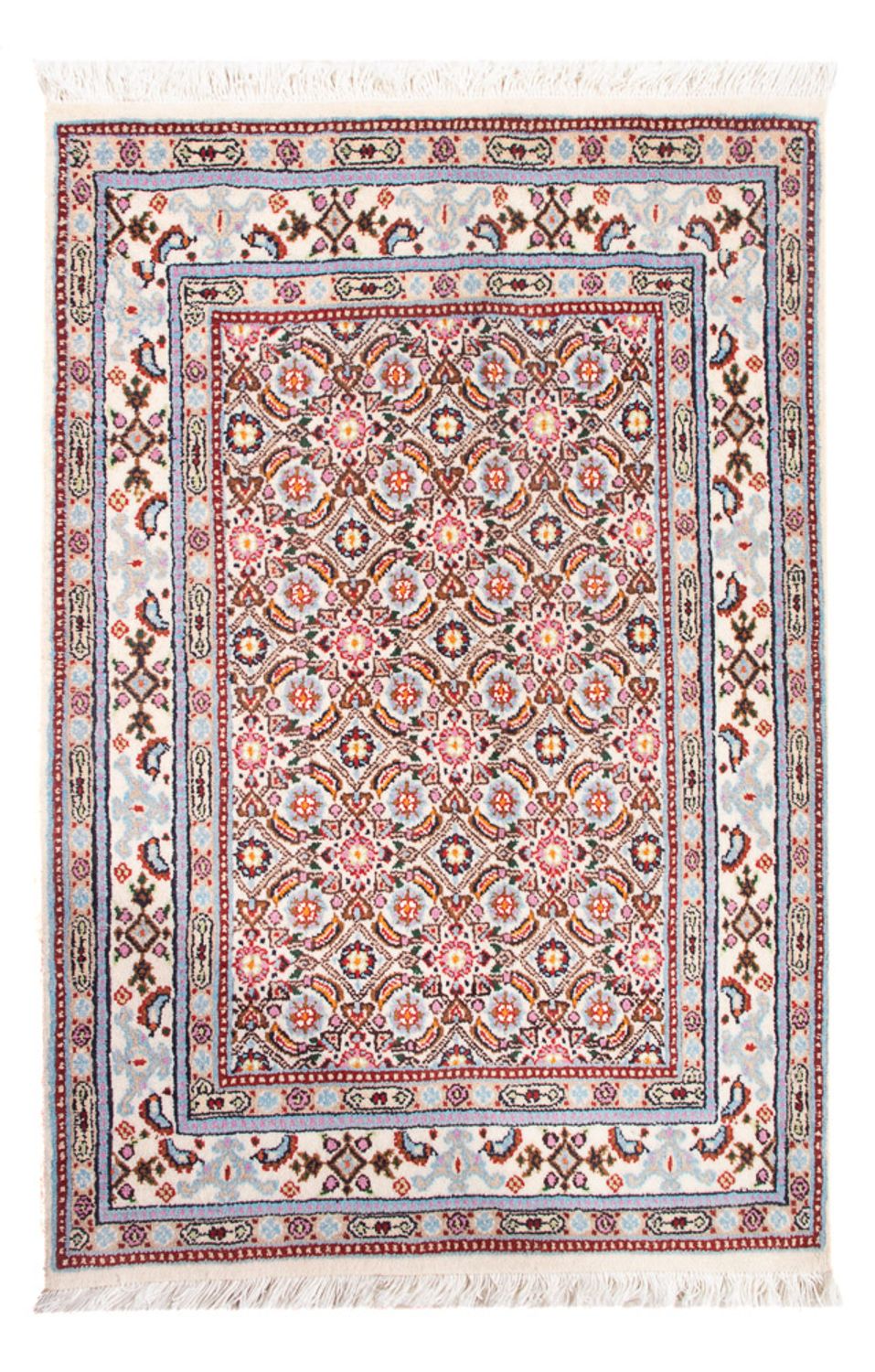Tapis persan - Classique - Royal - 90 x 60 cm - rouge clair