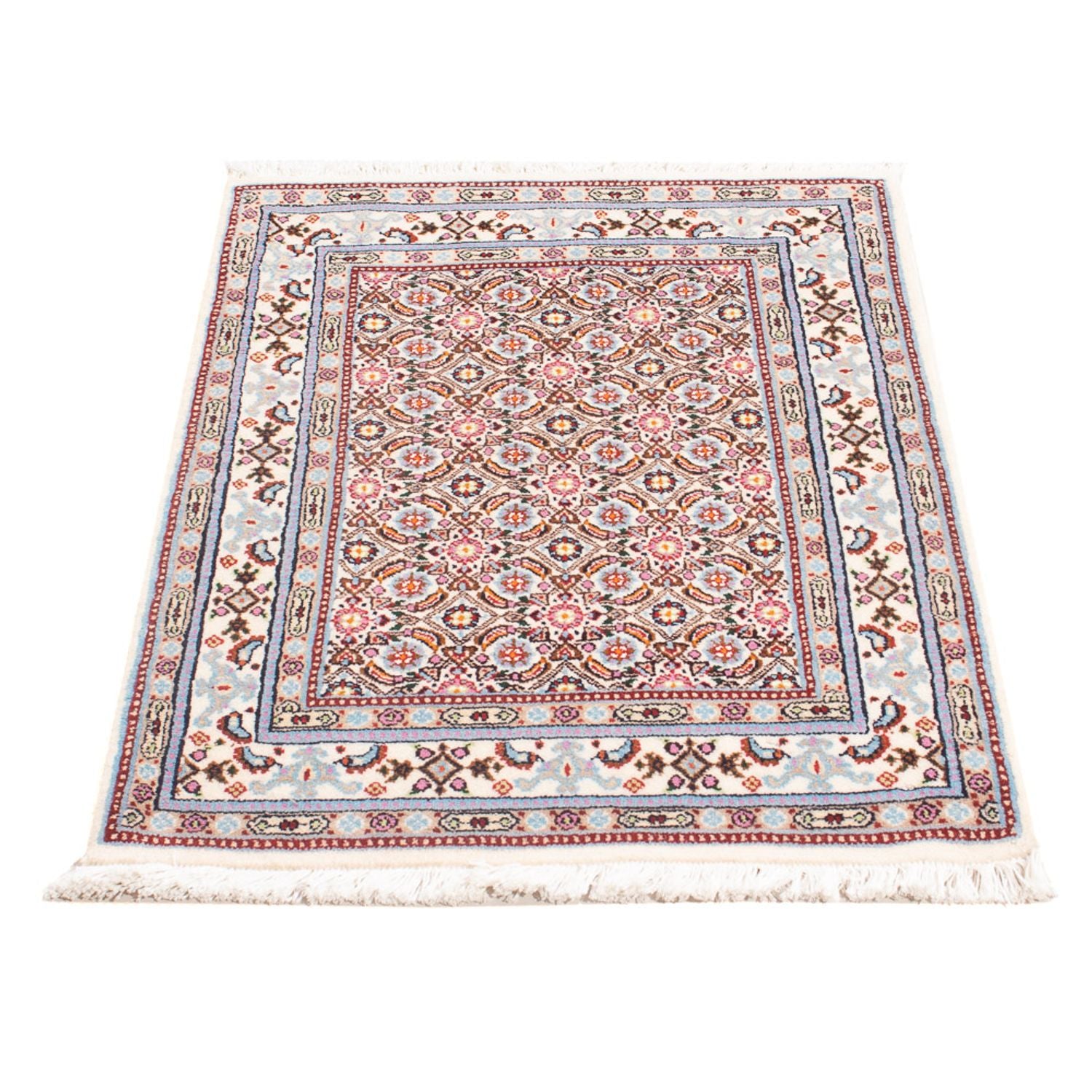 Tapis persan - Classique - Royal - 90 x 60 cm - rouge clair