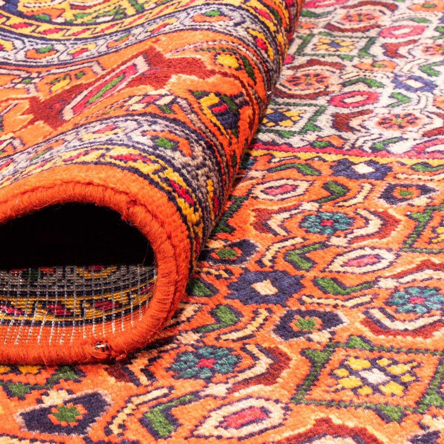 Tapis persan - Nomadic - 288 x 200 cm - rouge