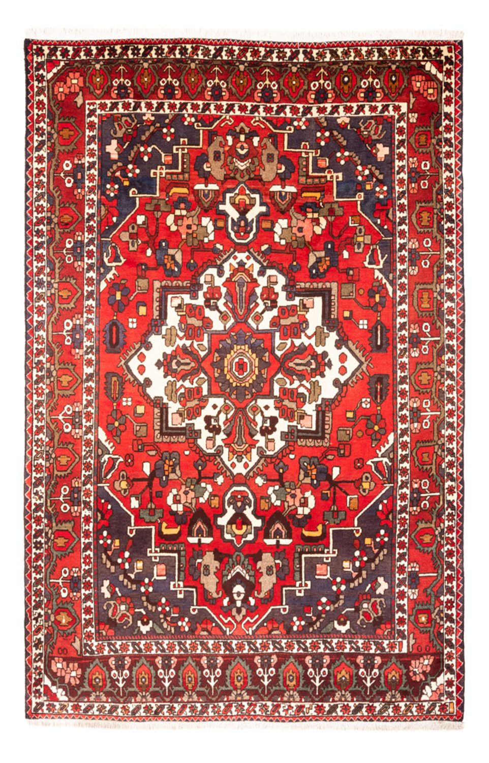 Tapis persan - Nomadic - 305 x 210 cm - rouge