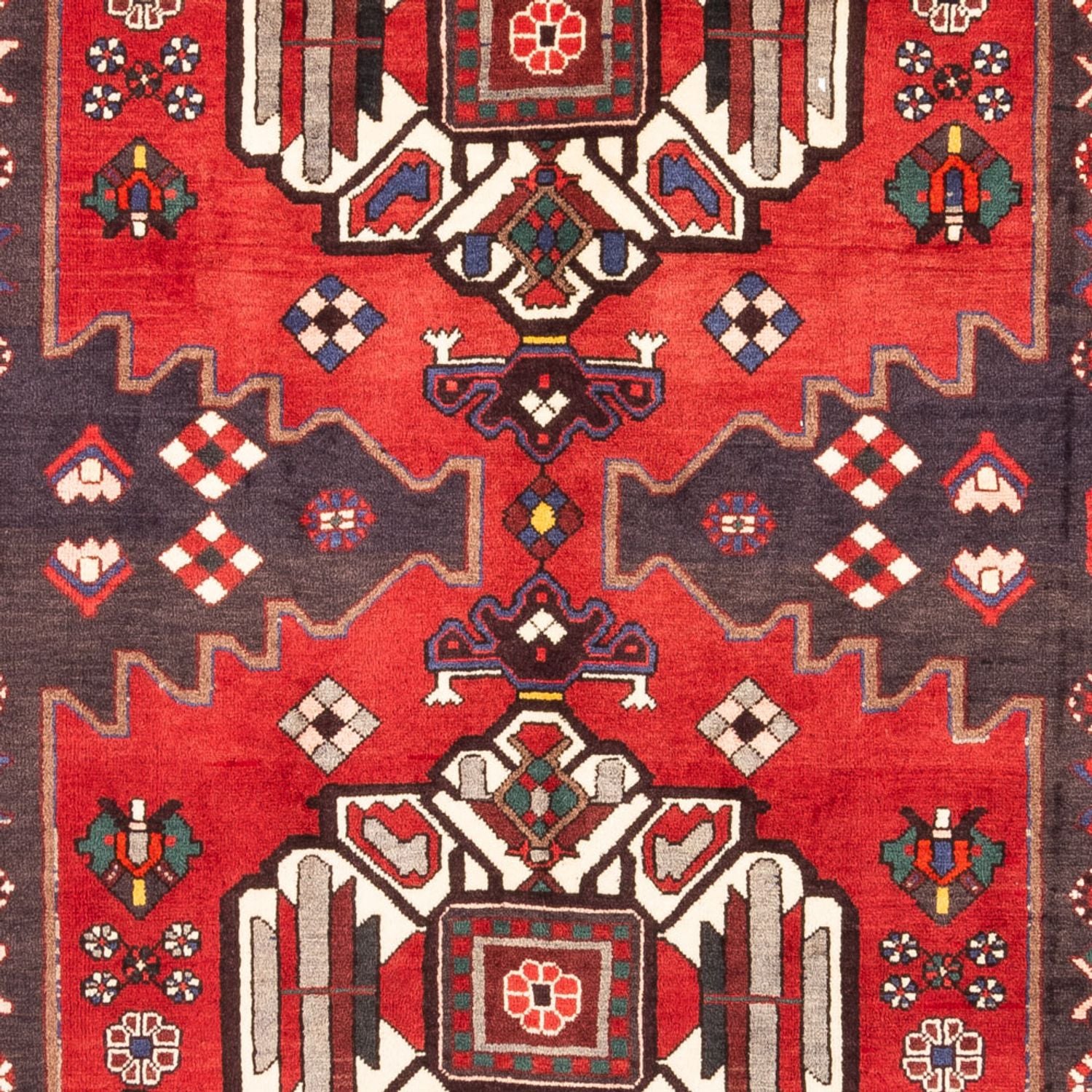 Tapis persan - Nomadic - 317 x 207 cm - rouge