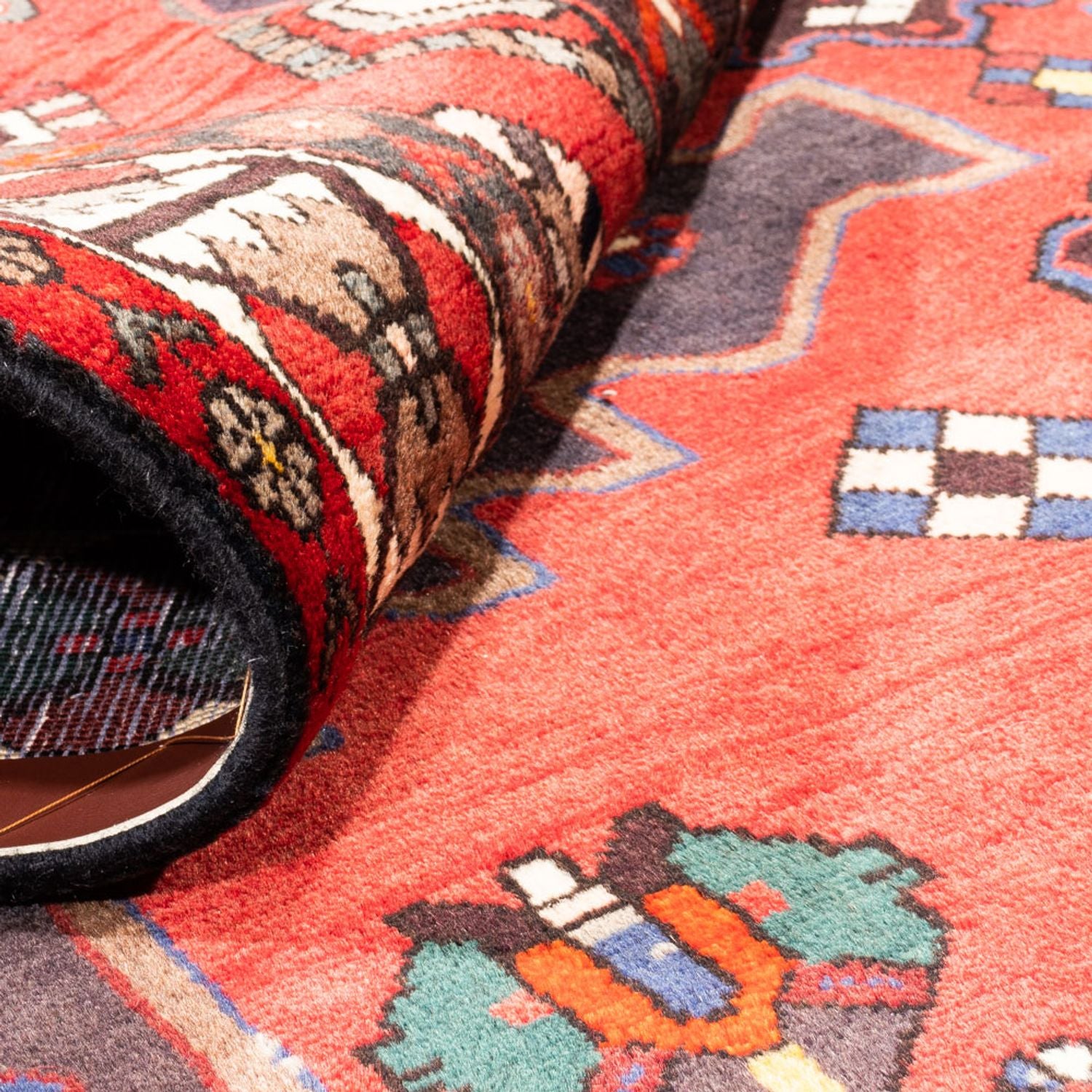 Tapis persan - Nomadic - 317 x 207 cm - rouge