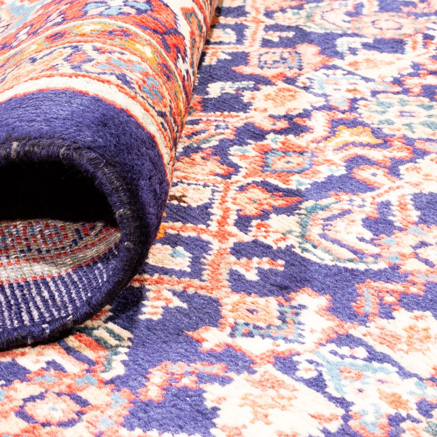 Tapis persan - Classique - 315 x 213 cm - bleu foncé