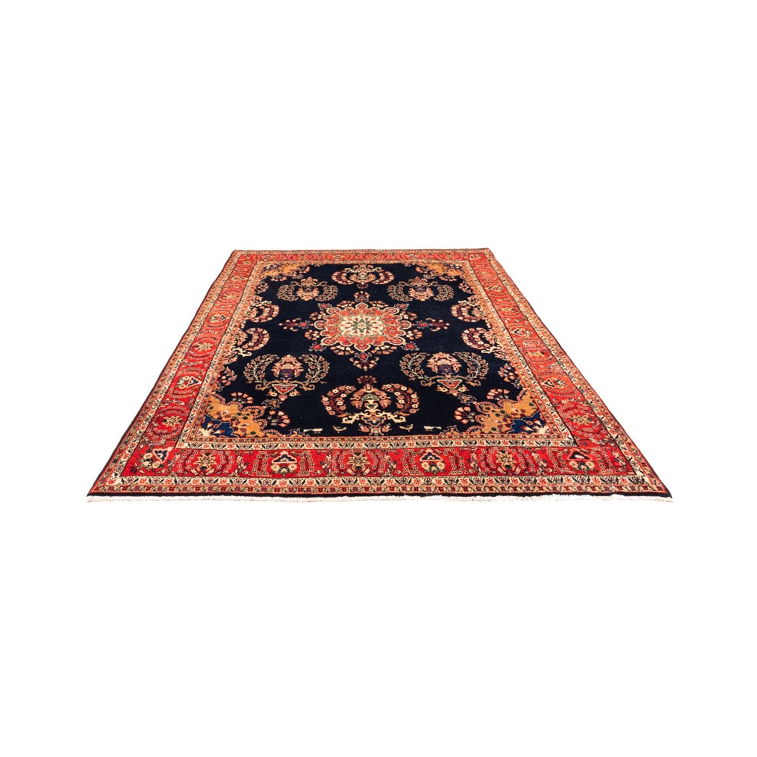 Tapis persan - Nomadic - Royal - 290 x 195 cm - bleu foncé