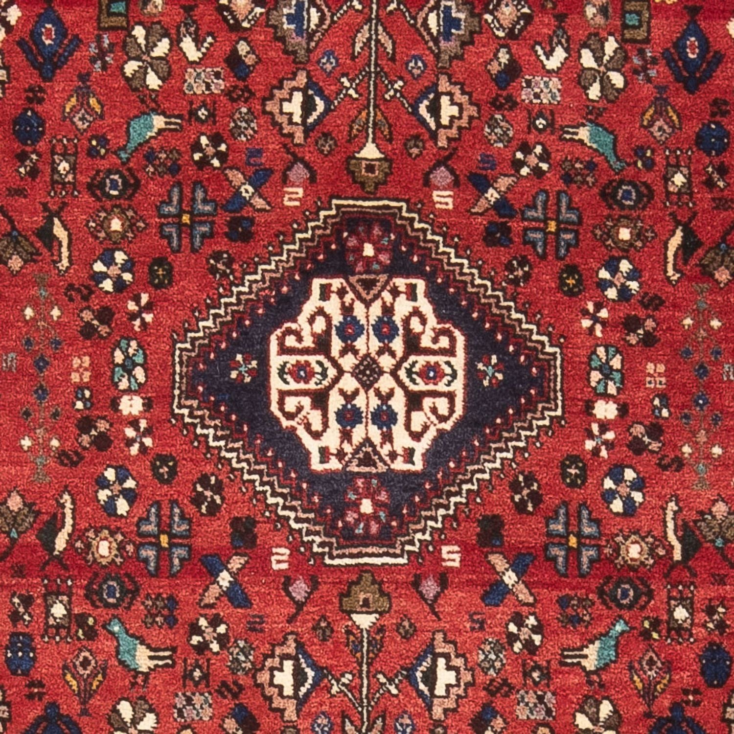Tapis persan - Nomadic - 162 x 108 cm - rouge