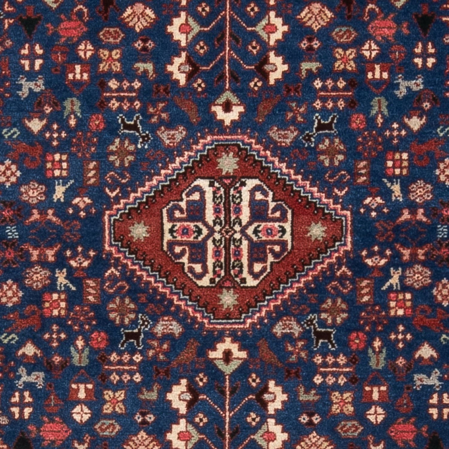 Tapis persan - Nomadic - 150 x 102 cm - bleu