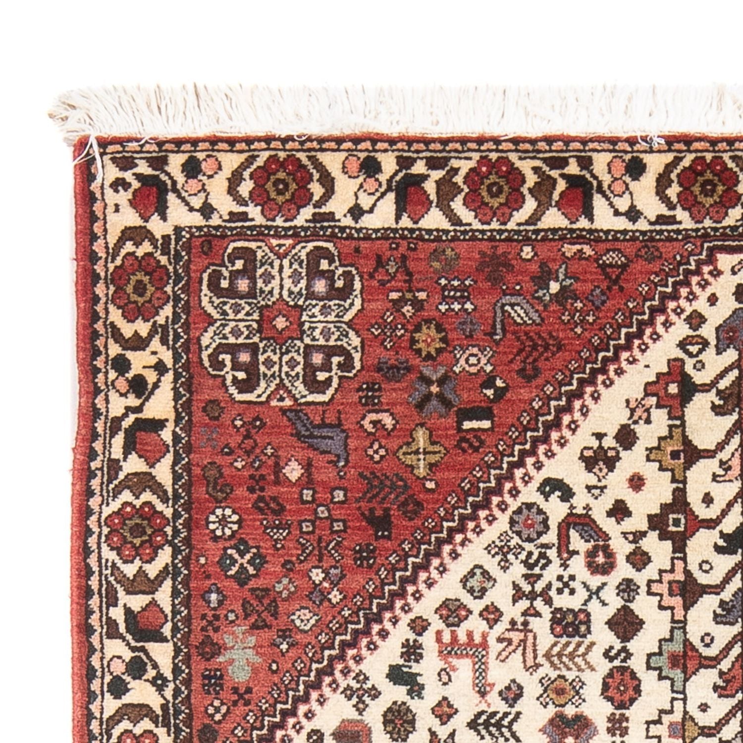 Tapis persan - Nomadic - 152 x 103 cm - crème