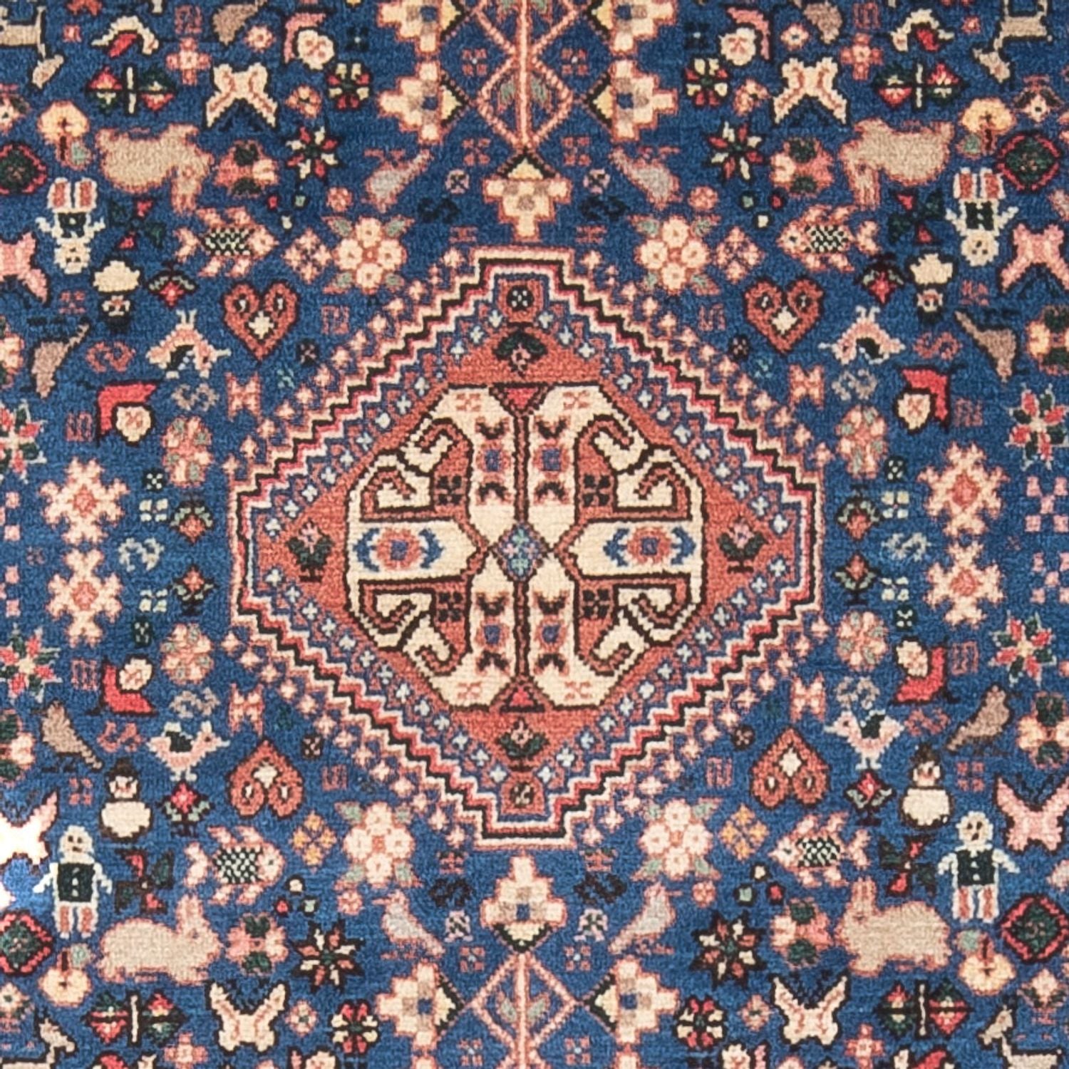Tapis persan - Nomadic - 147 x 103 cm - bleu