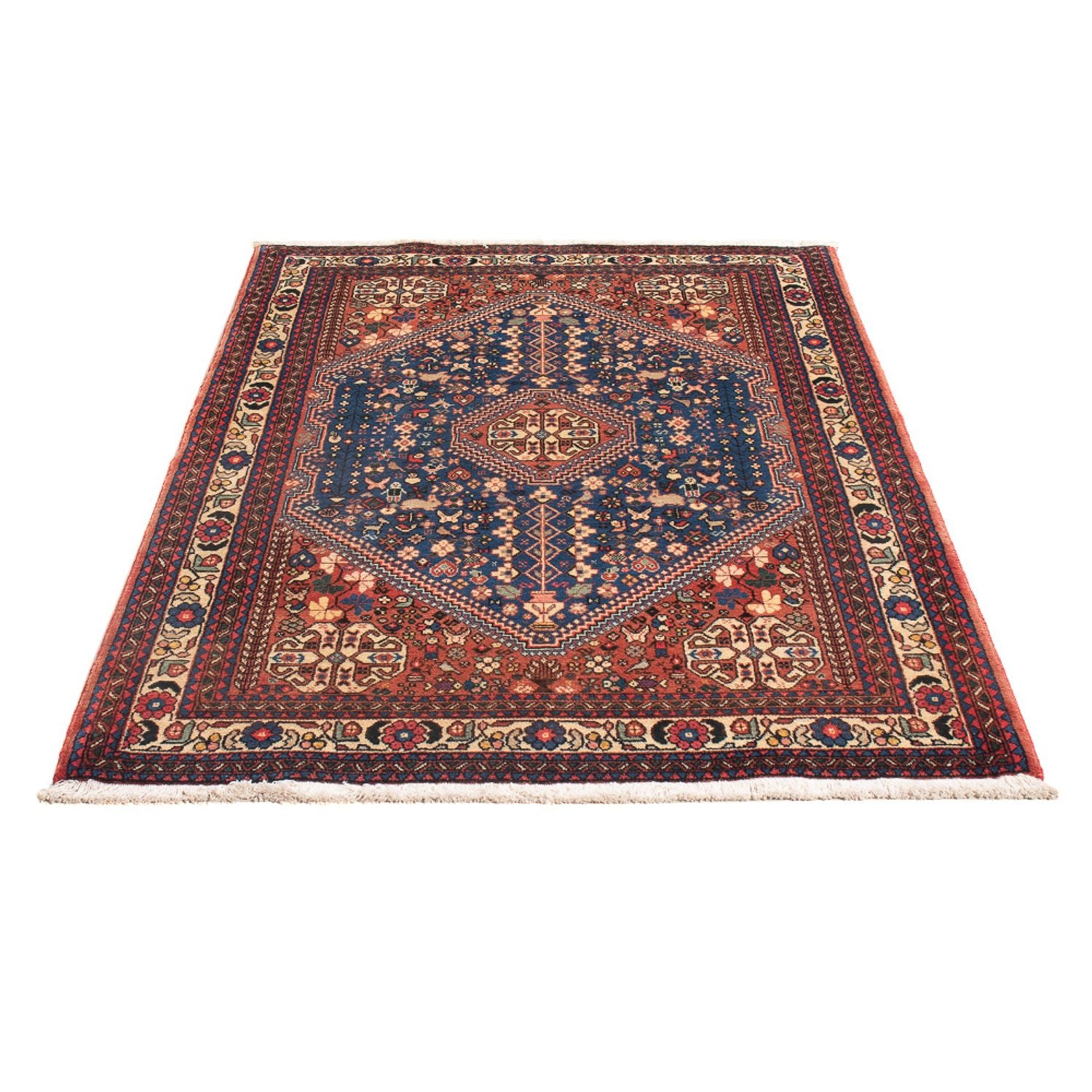 Tapis persan - Nomadic - 147 x 103 cm - bleu