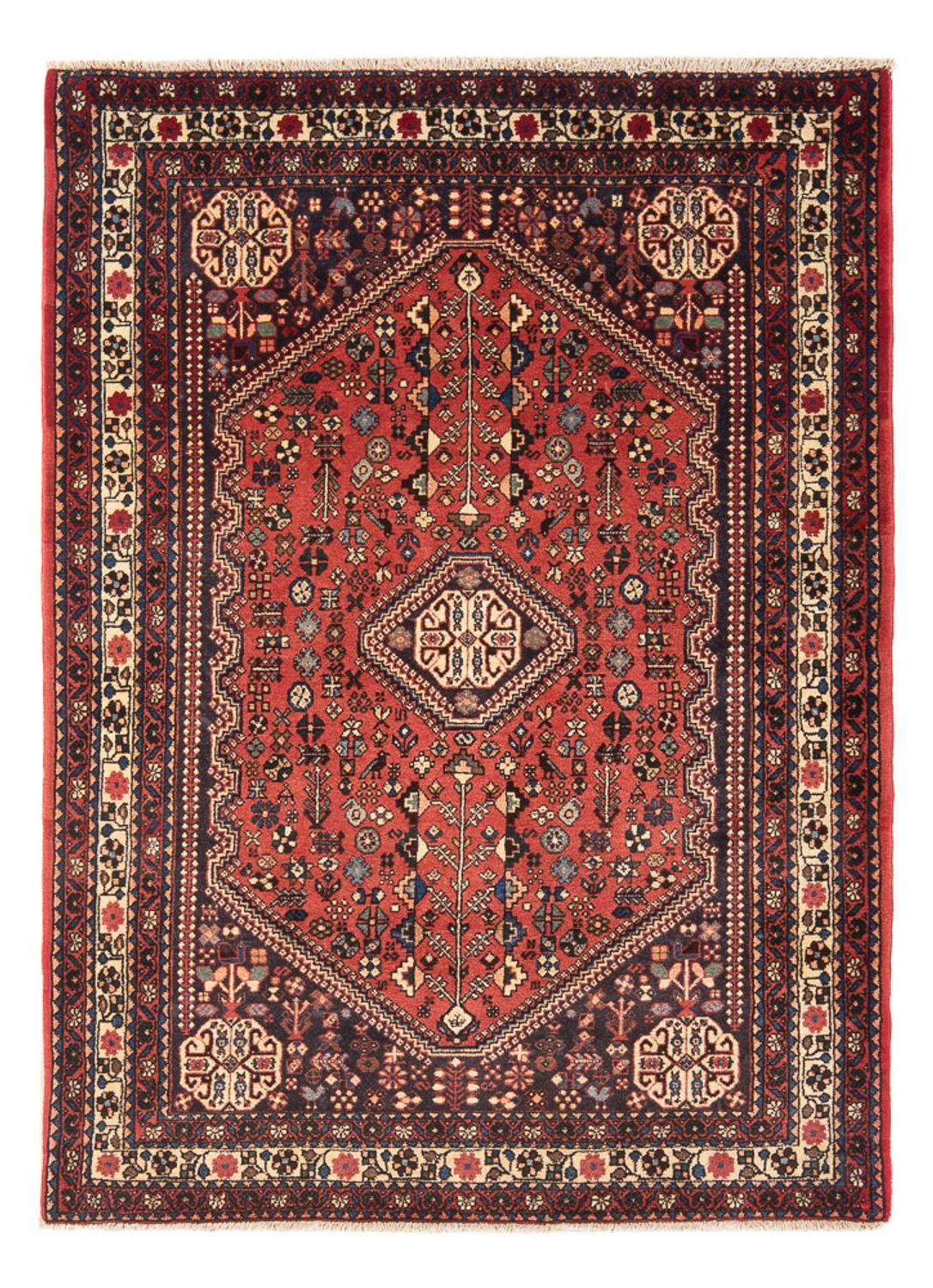 Tapis persan - Nomadic - 161 x 108 cm - rouge