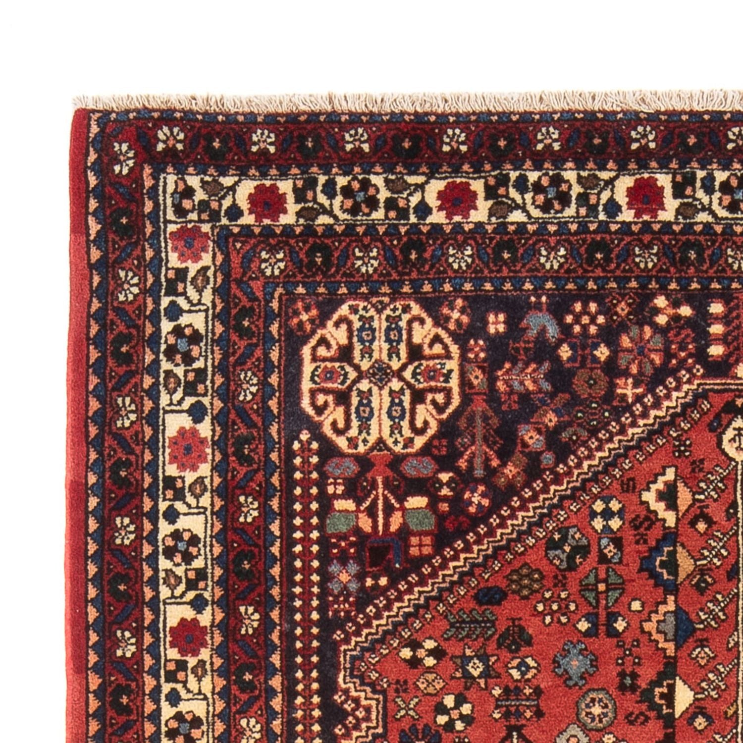 Tapis persan - Nomadic - 161 x 108 cm - rouge