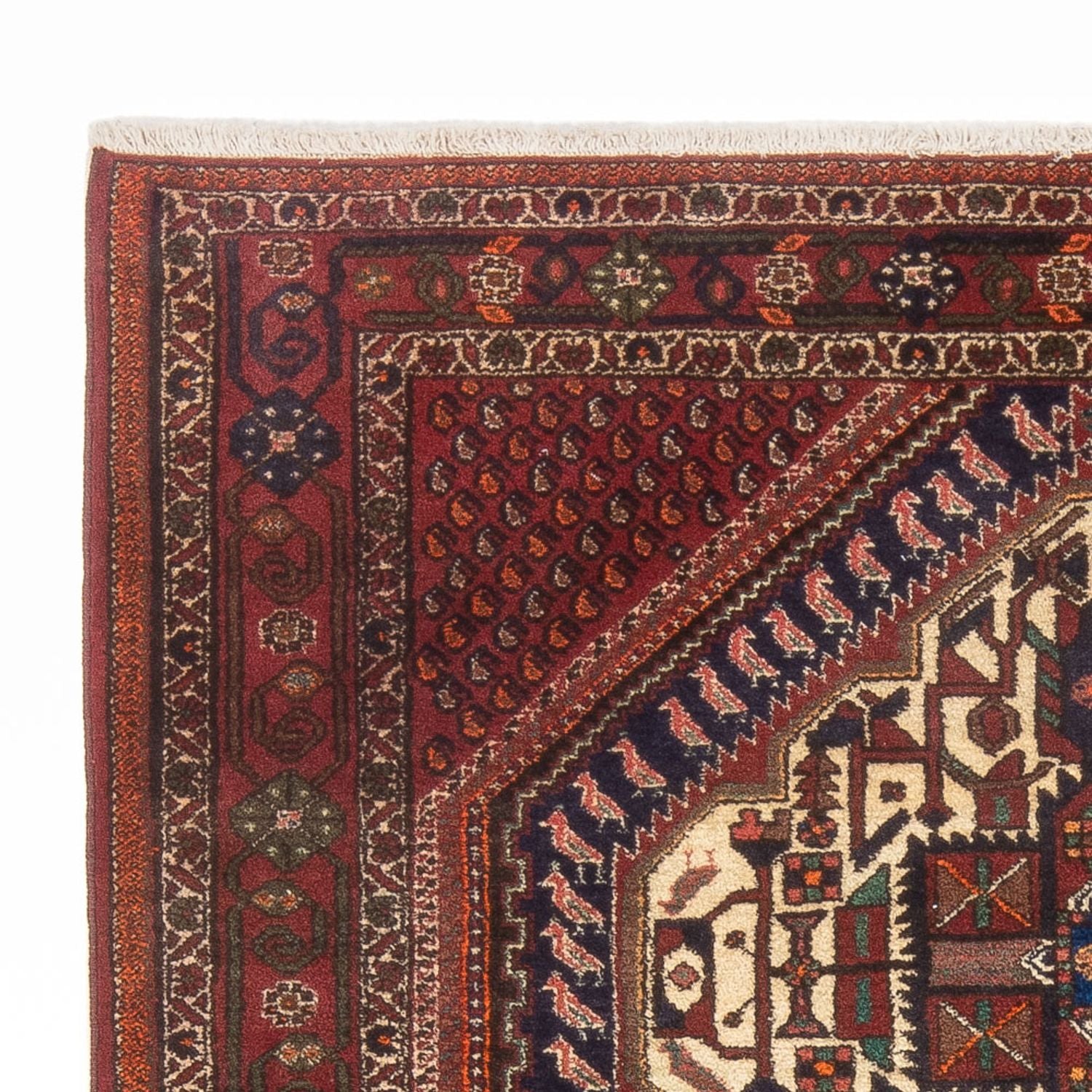 Tapis persan - Nomadic - 180 x 128 cm - rouge