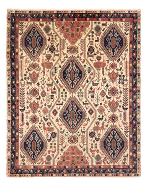 Tapis persan - Nomadic - 178 x 140 cm - crème