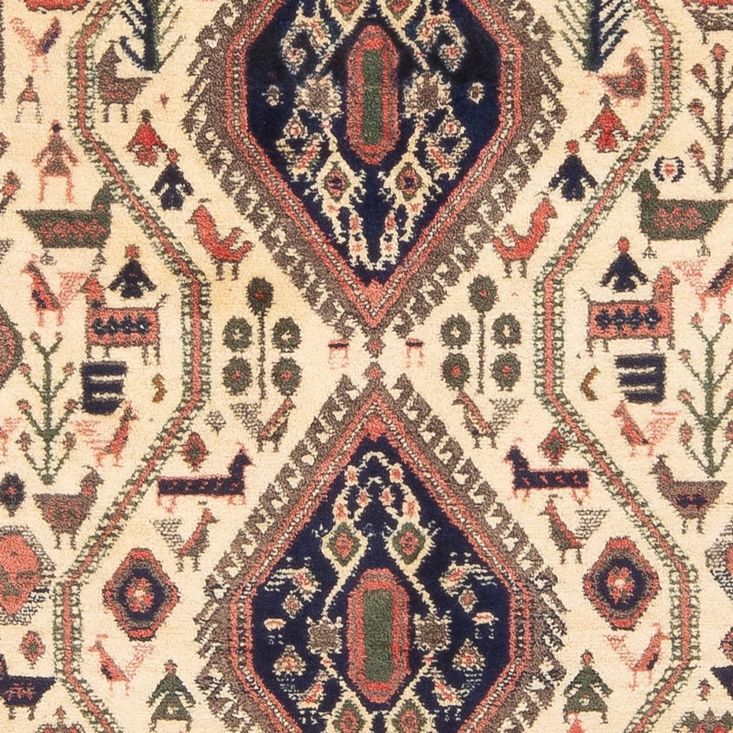 Tapis persan - Nomadic - 178 x 140 cm - crème