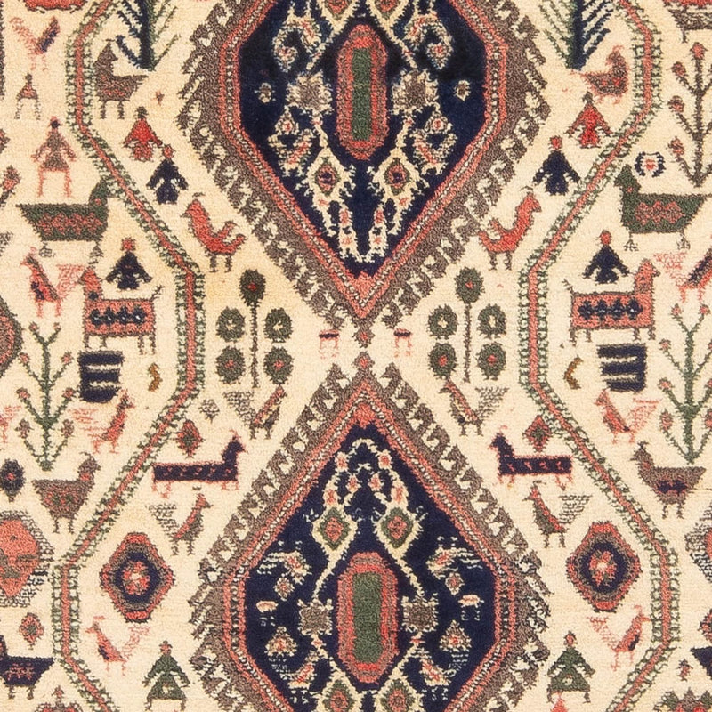 Tapis persan - Nomadic - 178 x 140 cm - crème