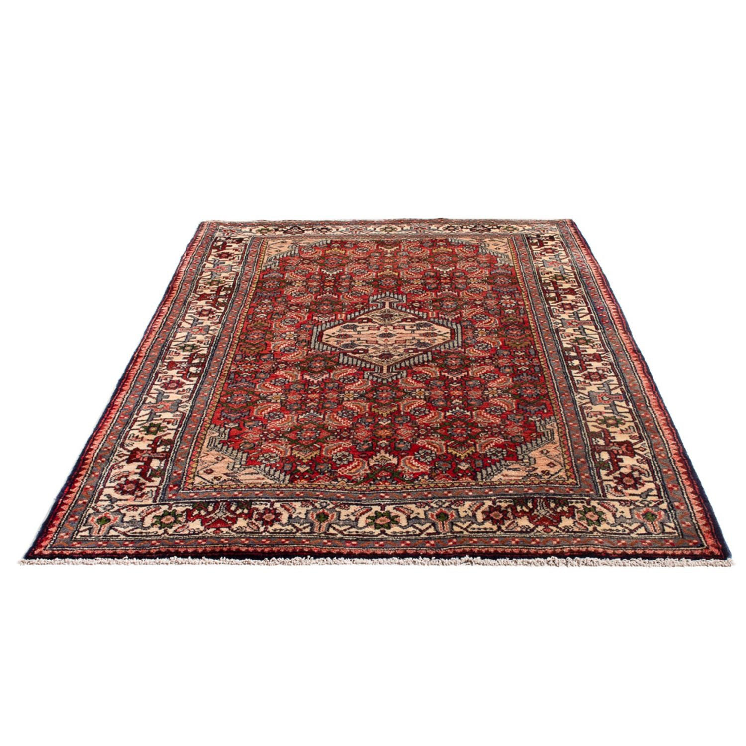 Tapis persan - Nomadic - 195 x 130 cm - rouge