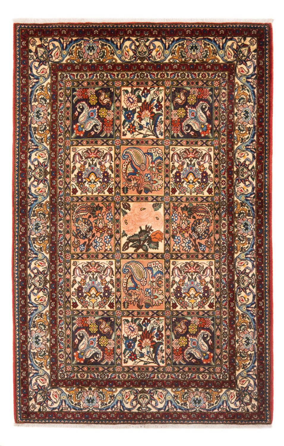 Perserteppich - Nomadic - 212 x 136 cm - mehrfarbig