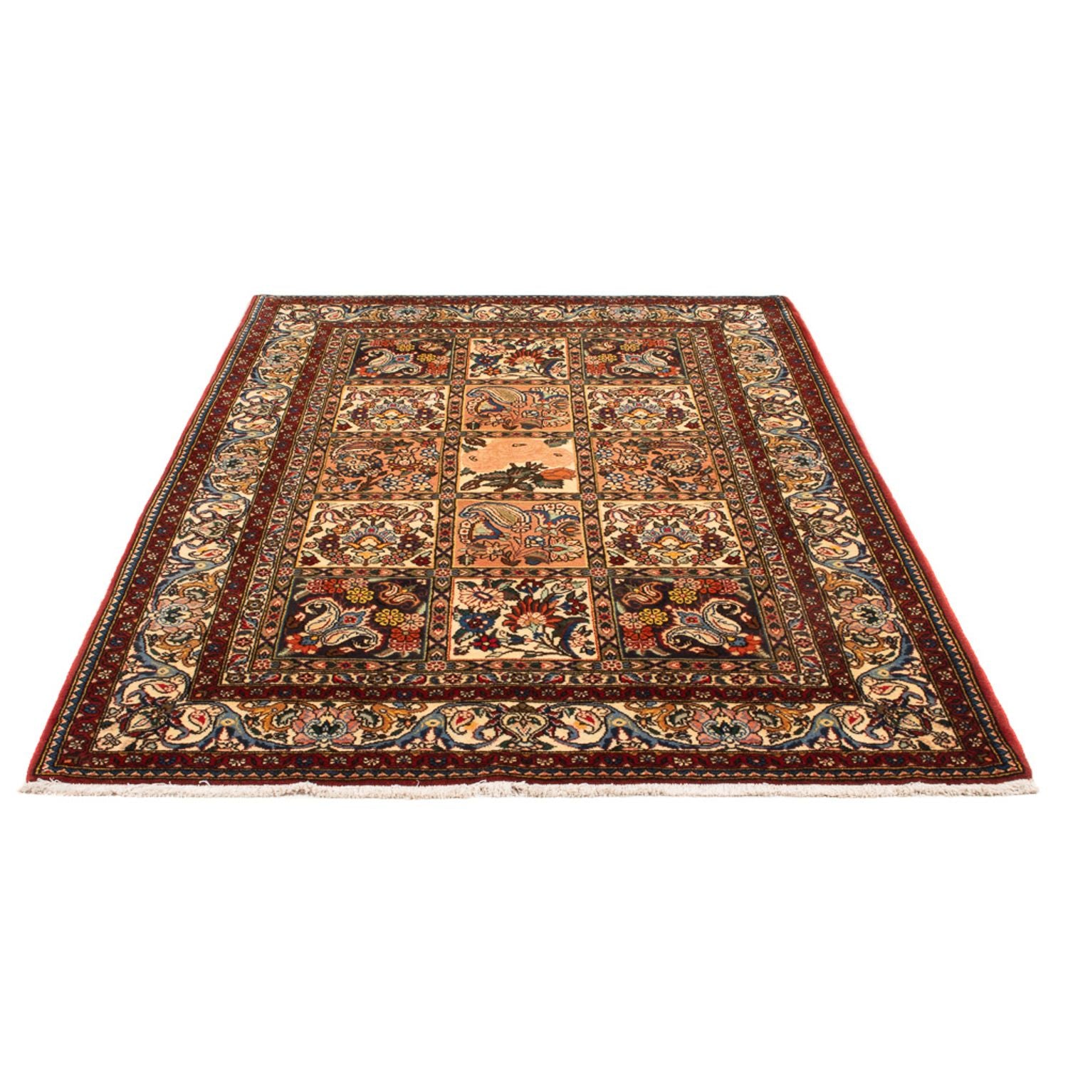 Perserteppich - Nomadic - 212 x 136 cm - mehrfarbig