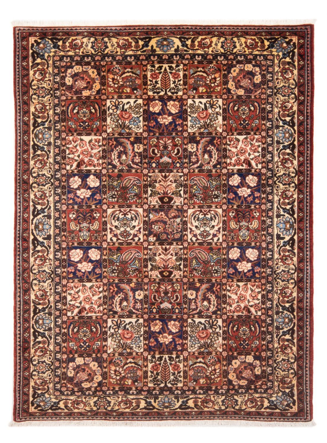 Perserteppich - Nomadic - 197 x 138 cm - mehrfarbig