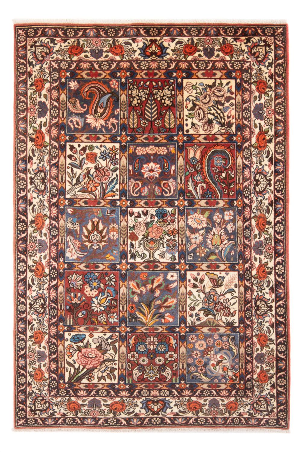 Perserteppich - Nomadic - 200 x 130 cm - mehrfarbig