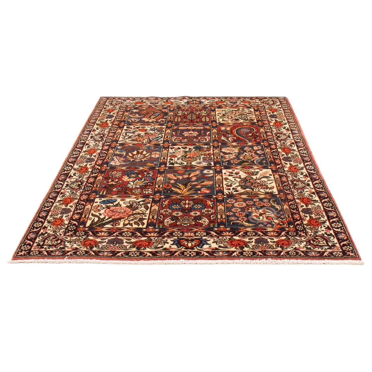 Perserteppich - Nomadic - 200 x 130 cm - mehrfarbig