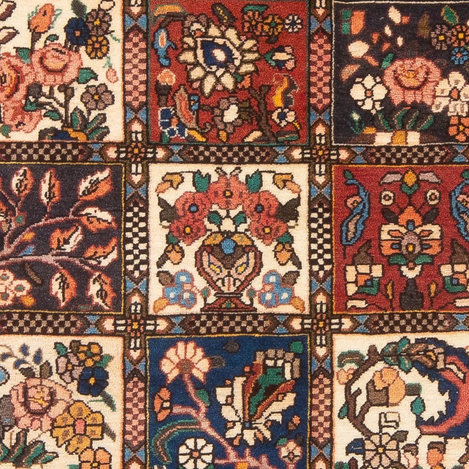 Perserteppich - Nomadic - 188 x 133 cm - mehrfarbig