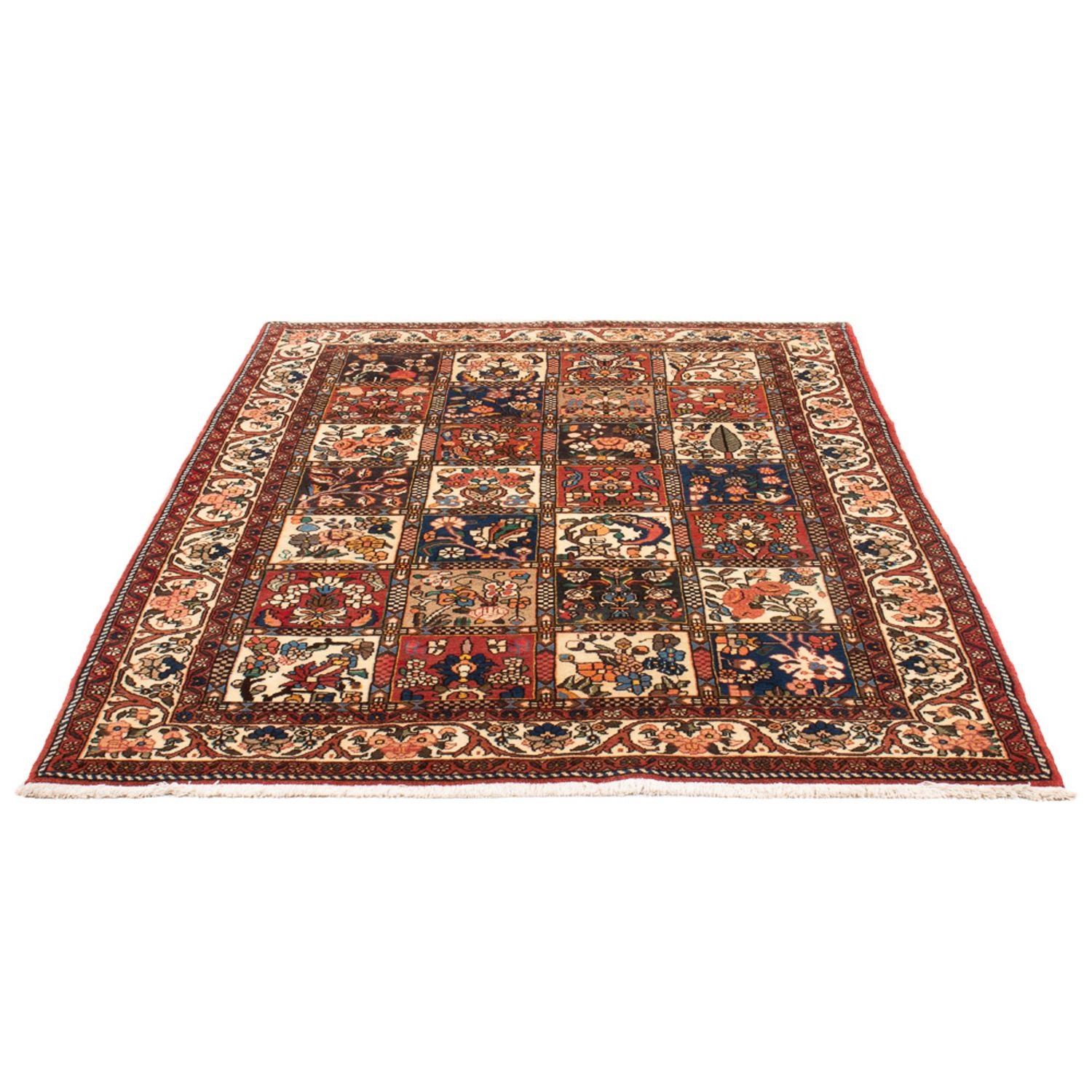 Perserteppich - Nomadic - 188 x 133 cm - mehrfarbig