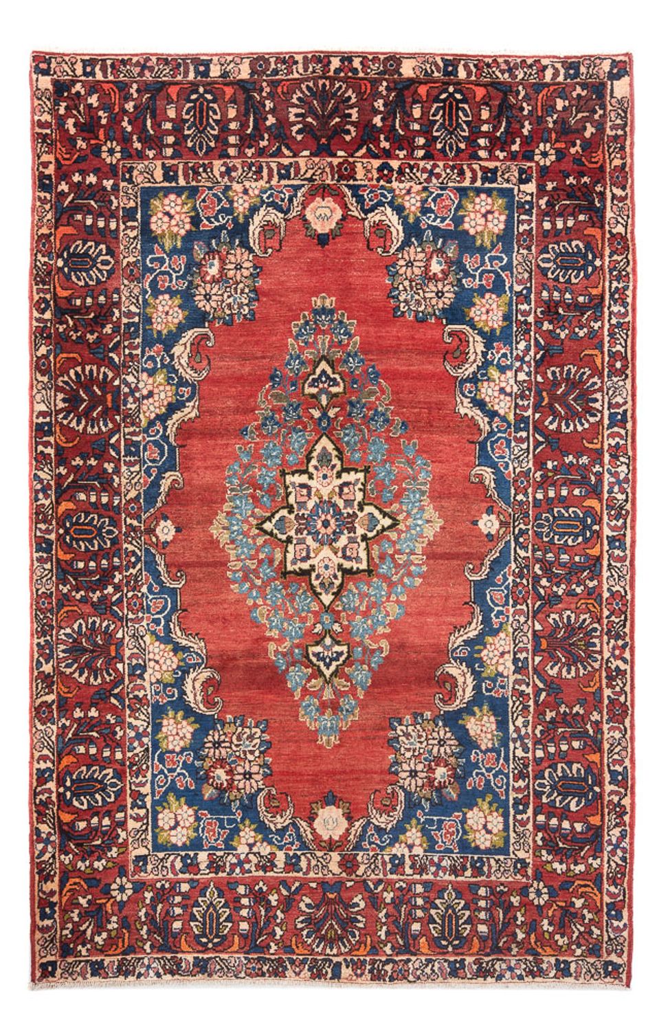 Tapis persan - Nomadic - 250 x 160 cm - rouge