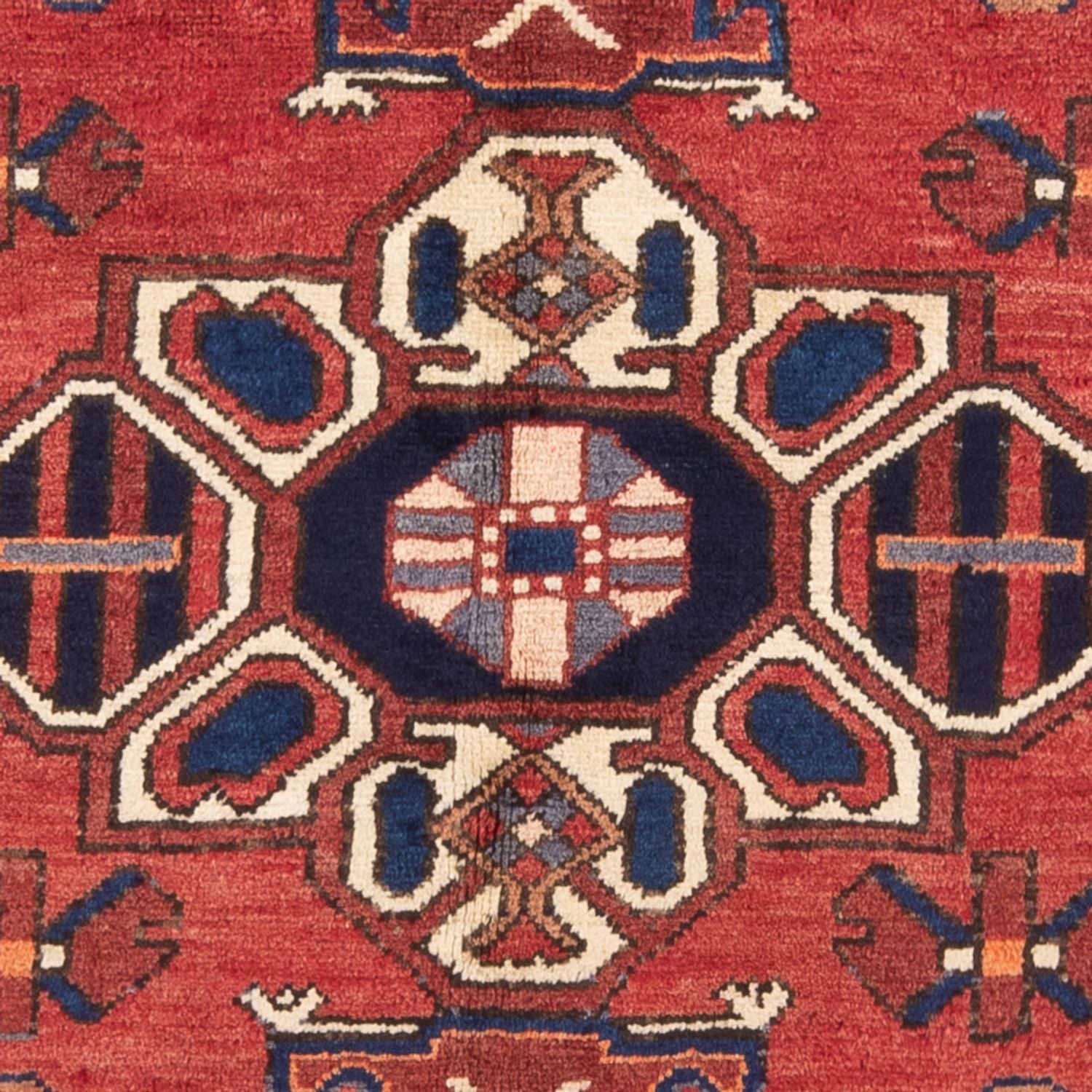 Tapis persan - Nomadic - 195 x 153 cm - rouge