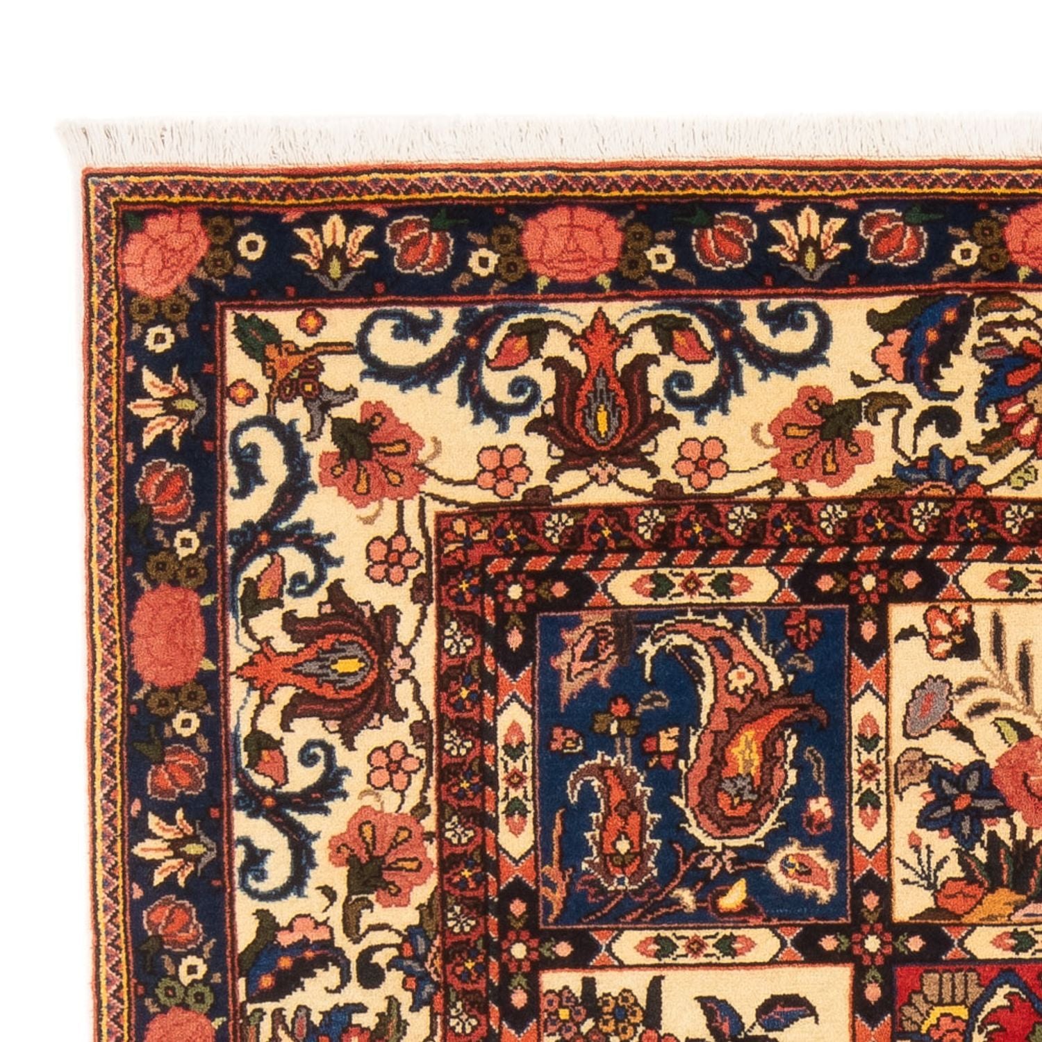 Perserteppich - Nomadic - 195 x 133 cm - mehrfarbig