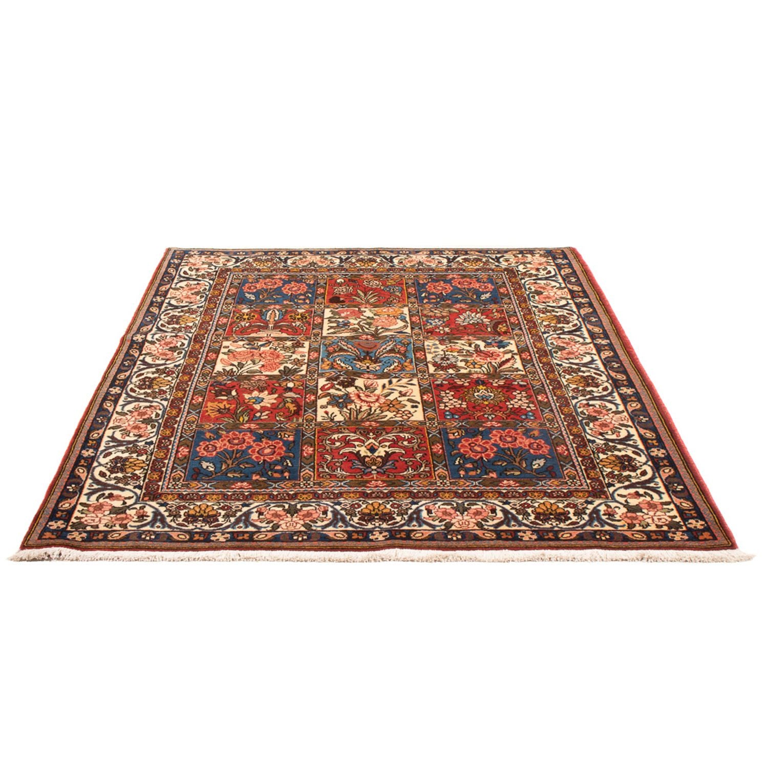 Perserteppich - Nomadic - 197 x 145 cm - mehrfarbig